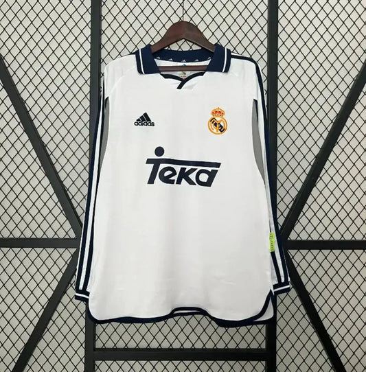 REAL MADRID CLASSIC LONG SLEEVE SHIRT 2000-01